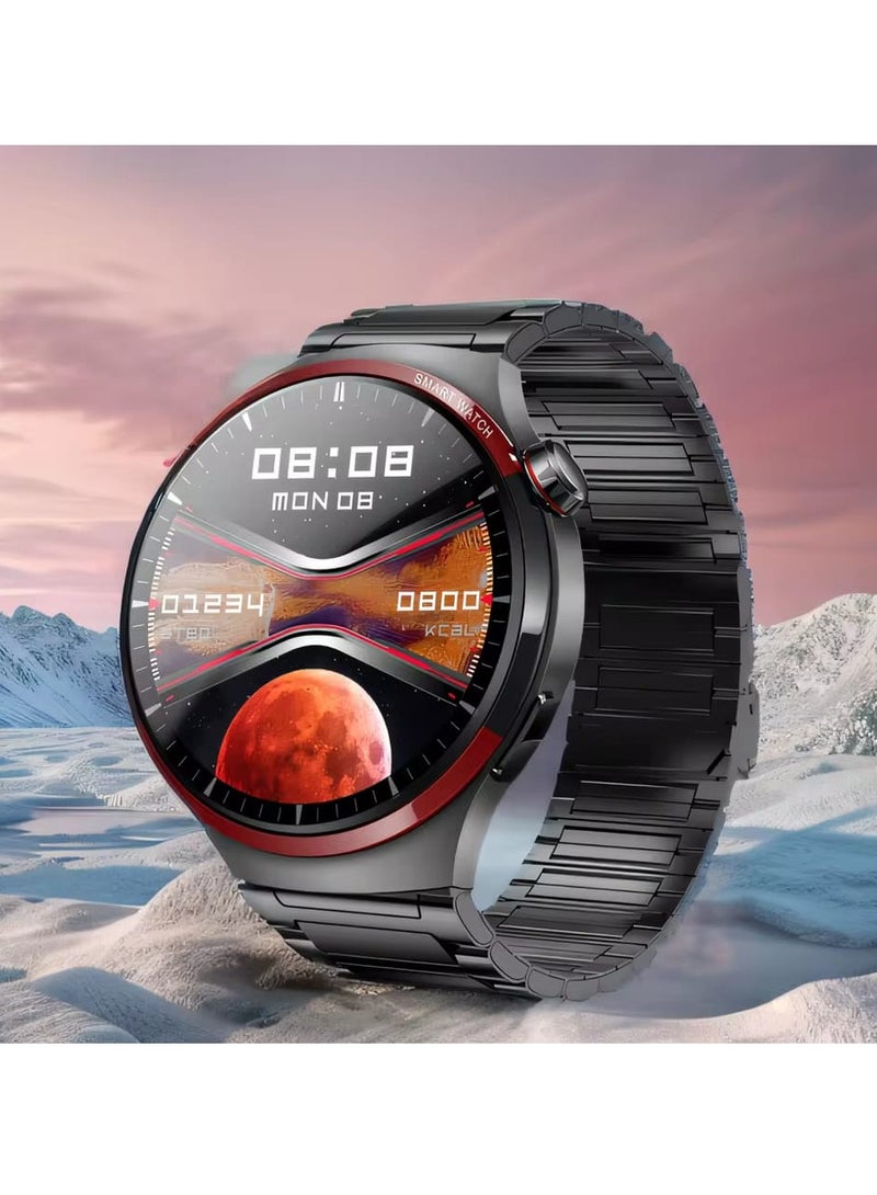 Kalobee SK38 Smart Watch AMOLED Display with 3 Pairs of Straps and Wireless Charging Multi-Color - Image 3
