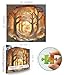 Blueforest Forest Sunset 500Piece Jigsaw Puzzle for Adults Layered Paper Art with Letters on Back Large Piece Relaxing Puzzle for Seniors Challenging 20x20 Nature Scene Fun Gift for Puzzle Lovers - Image 4