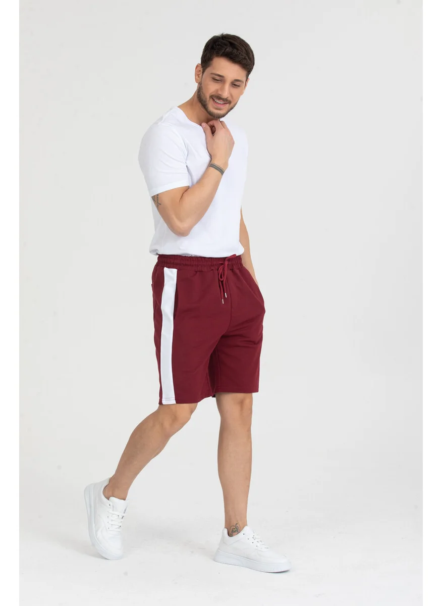 Twenty3 Men's Basic Stripe Detailed Pocket Shorts