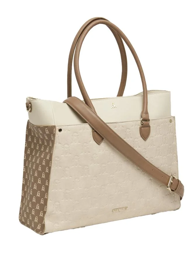 Steve Madden Bmario-M Bone Multicolor Women's Tote Bag