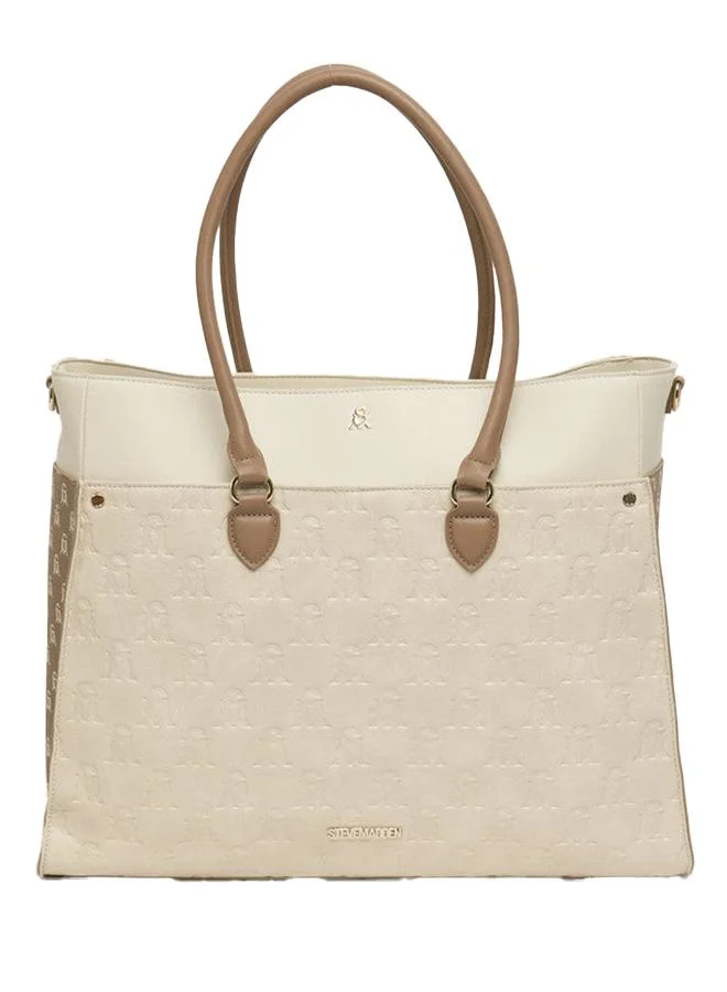 Steve Madden Bmario-M Bone Multicolor Women's Tote Bag