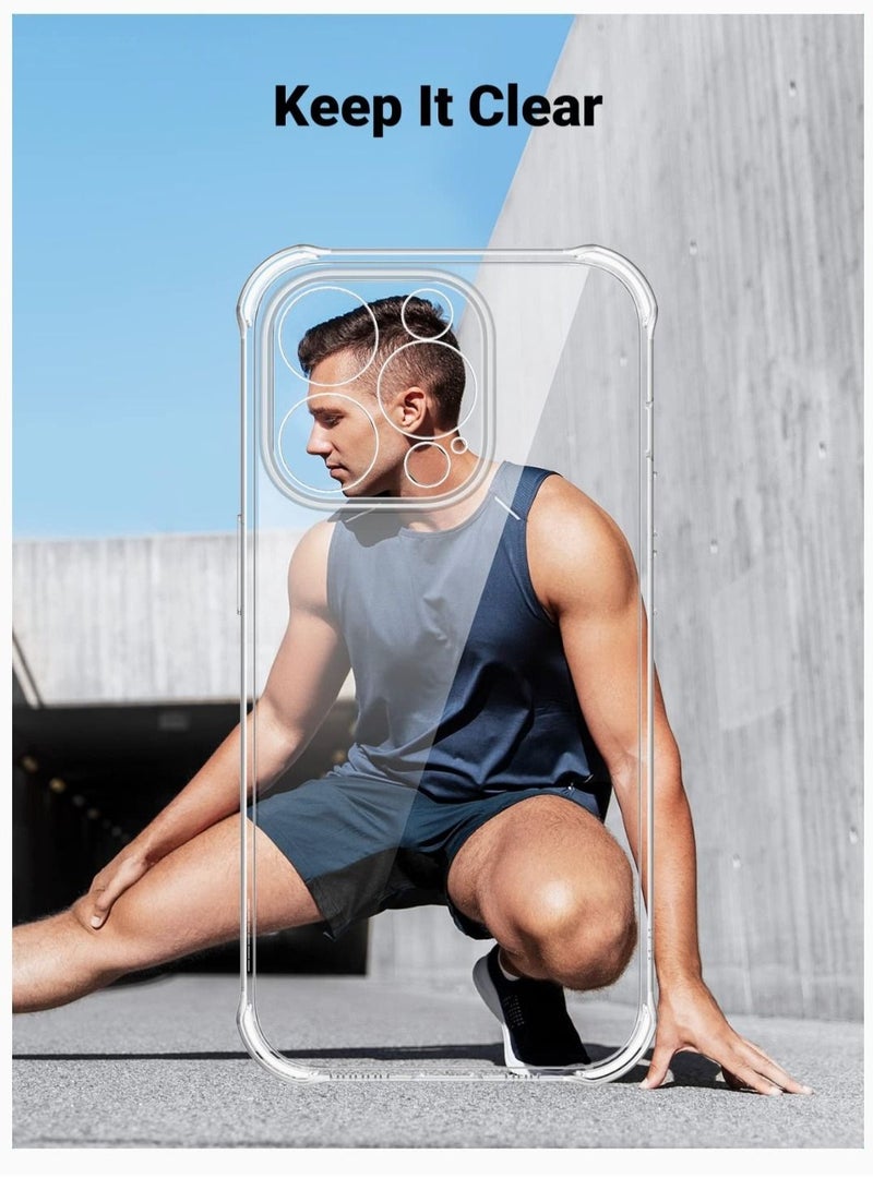 فيسوس Clear TPU Case للهاتف 14 PRO MAX 6.7 بوصة سليم للغاية ، مادة TPU ناعمة مع 4 زوايا المصد ، حماية مقاومة للصدمات مضادة للخلع مضاد للخلايا الواضحة iPhone 14 Pro Max Cover - Image 3