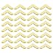 PATIKIL 20mm Metal Book Corners 50pcs Photo Corners Book Corners Protector Retro Metal Decorative for Crafting Scrapbook Photo Album Book Binding Gold Tone - Image 2