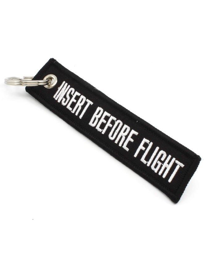 Rotary13B1 Insert Before Flight - Keychain - Black - Image 3