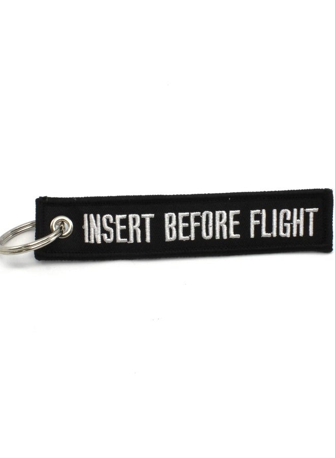Rotary13B1 Insert Before Flight - Keychain - Black - Image 2