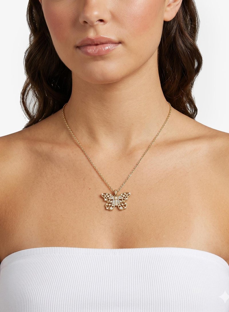 GUESS 16-18 Inch Borboleta Necklace - Image 4