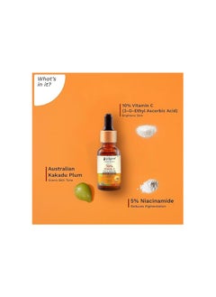 PILGRIM 10% Vitamin C Face Serum For Daily Brightness 30 ml Reduces Dark Spots & Evens Skin Tone For Men and Women - All Skin Types  - Image 3