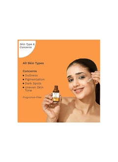 PILGRIM 10% Vitamin C Face Serum For Daily Brightness 30 ml Reduces Dark Spots & Evens Skin Tone For Men and Women - All Skin Types  - Image 4