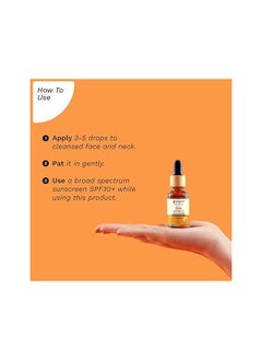 PILGRIM 10% Vitamin C Face Serum For Daily Brightness 30 ml Reduces Dark Spots & Evens Skin Tone For Men and Women - All Skin Types  - Image 5