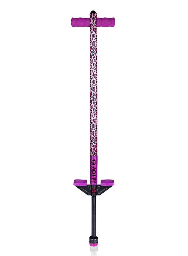Flybar Foam Jolt Pogo Stick for Kids Ages 6+, 40 to 80 Pounds, Perfect for Beginners (Leopard) - Image 1