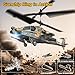 DEERC Apache RC Helicopter for Kids 812 Remote Control Helicopter for Adults Helicopters Toy with 26 Mins Flight Time 2 Batteries LED Lights Altitude Hold Chrismas GIF for Boys - Image 4