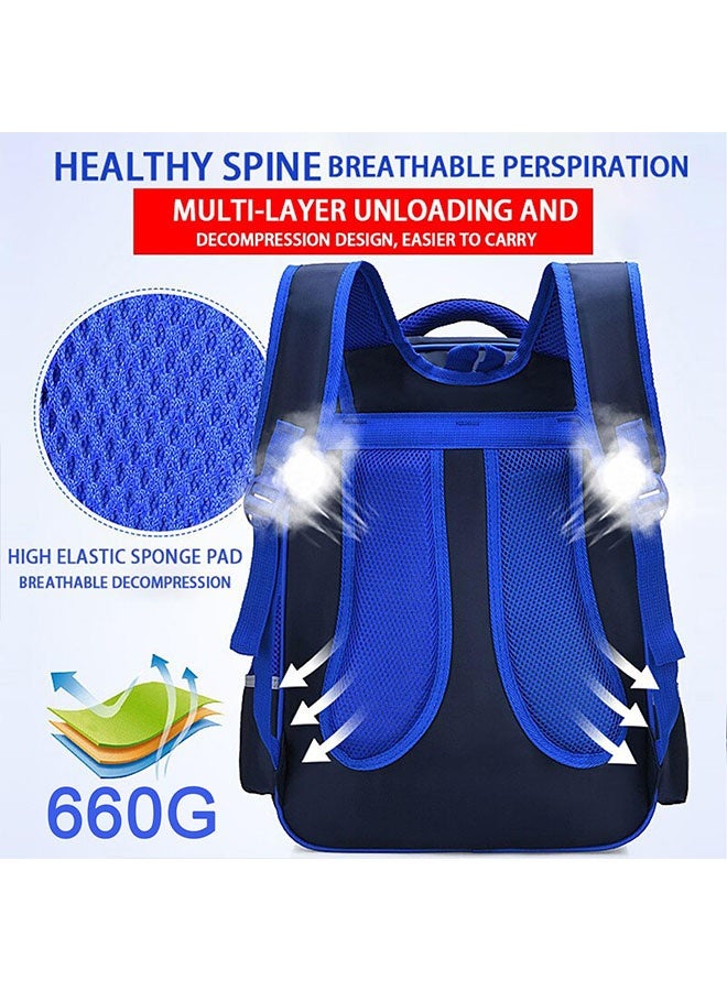 بيوينتي 3D حقيبة مدرسة أبطال مارفل ، حقائب مدرسية كبيرة للأولاد عالية القدرة ومقاومة للماء مع صندوق القرطاسية حقيبة مدرسة للأطفال. حقيبة مدرسة سبايدر مان للفتيان والبنات 6-12 سنة - Image 3