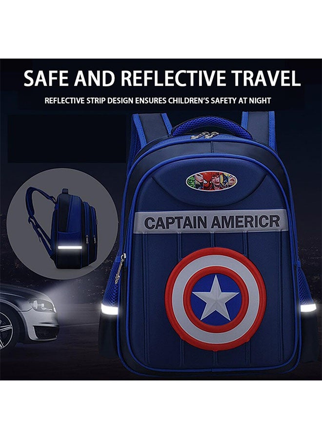 بيوينتي 3D حقيبة مدرسة أبطال مارفل ، حقائب مدرسية كبيرة للأولاد عالية القدرة ومقاومة للماء مع صندوق القرطاسية حقيبة مدرسة للأطفال. حقيبة مدرسة سبايدر مان للفتيان والبنات 6-12 سنة - Image 5