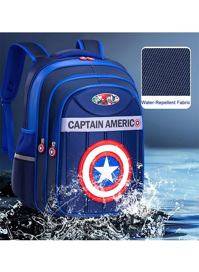 بيوينتي 3D حقيبة مدرسة أبطال مارفل ، حقائب مدرسية كبيرة للأولاد عالية القدرة ومقاومة للماء مع صندوق القرطاسية حقيبة مدرسة للأطفال. حقيبة مدرسة سبايدر مان للفتيان والبنات 6-12 سنة - Image 1