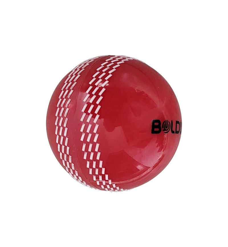 IFOLDUP Practice Cricket Ball | Wind Balls | Swing Ball | Indoor & Outdoor Street & Beach Cricket | Synthetic Match Practice Training (Combo of 2Pc RED+Orange Cricket Ball) - Image 5