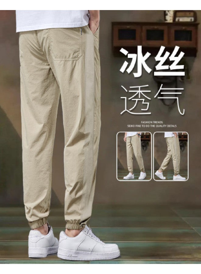 TonLion 2025 Summer Slim-fit Side-panel Jogger Pants - Casual Sportswear - Image 1