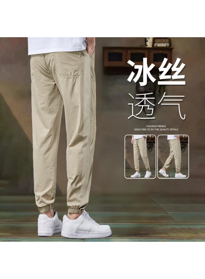 TonLion 2025 Summer Slim-fit Side-panel Jogger Pants - Casual Sportswear - Image 2