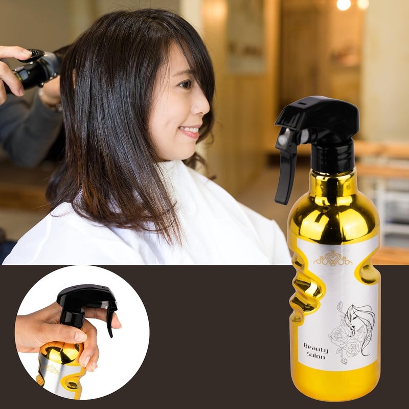 COZIESS 500ML Spray Water Bottle UltraFine Mist Spray Water Gun Hairdressing Sprayer Styling Tools for Styling Salon Hair Barber Skin Care Bottle Mist Bottle Pressure Pump Flowers Pack of 1 - Image 3