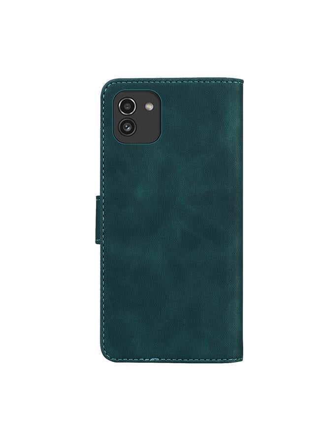 اس-توب جراب لهاتف Samsung Galaxy A03 مقاس 164 مم مصنوع من الجلد بلون نقي وملمس ناعم - Image 3