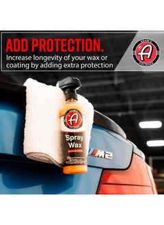 Adam's Polishes Spray Wax 16oz - Premium Infused Carnauba Car Wax Spray For Shine, Polish & Top Coat Paint Protection | Car Wash Enhancer & Clay Bar Lubricant | Car Boat Motorcycle RV Detailing  - Image 5