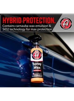 Adam's Polishes Spray Wax 16oz - Premium Infused Carnauba Car Wax Spray For Shine, Polish & Top Coat Paint Protection | Car Wash Enhancer & Clay Bar Lubricant | Car Boat Motorcycle RV Detailing  - Image 3