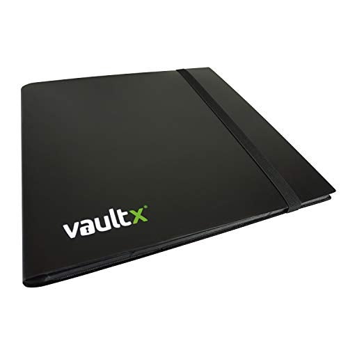 Vault X 12 Pocket Standard Strap Binder, Holds 480 Trading Cards in 20 Side-Loading Pages (Black) - Image 4