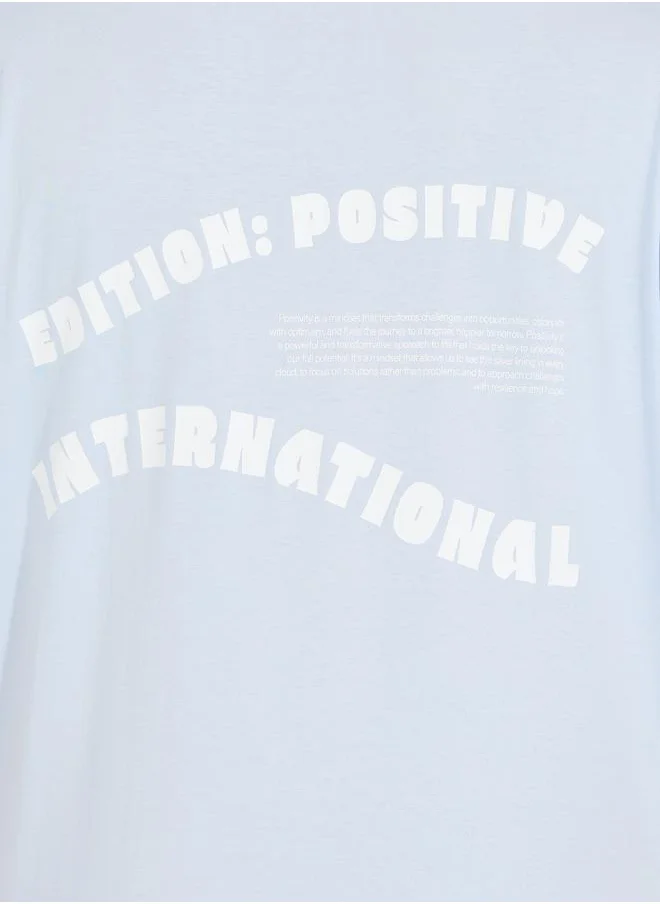 Styli Oversized Back Print Jersey T-Shirt