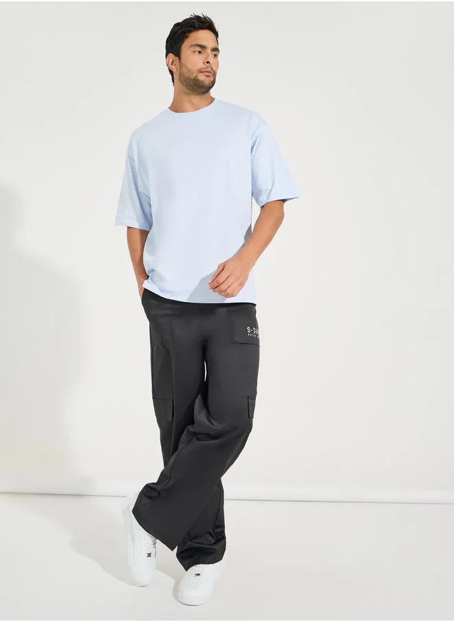 Styli Oversized Back Print Jersey T-Shirt