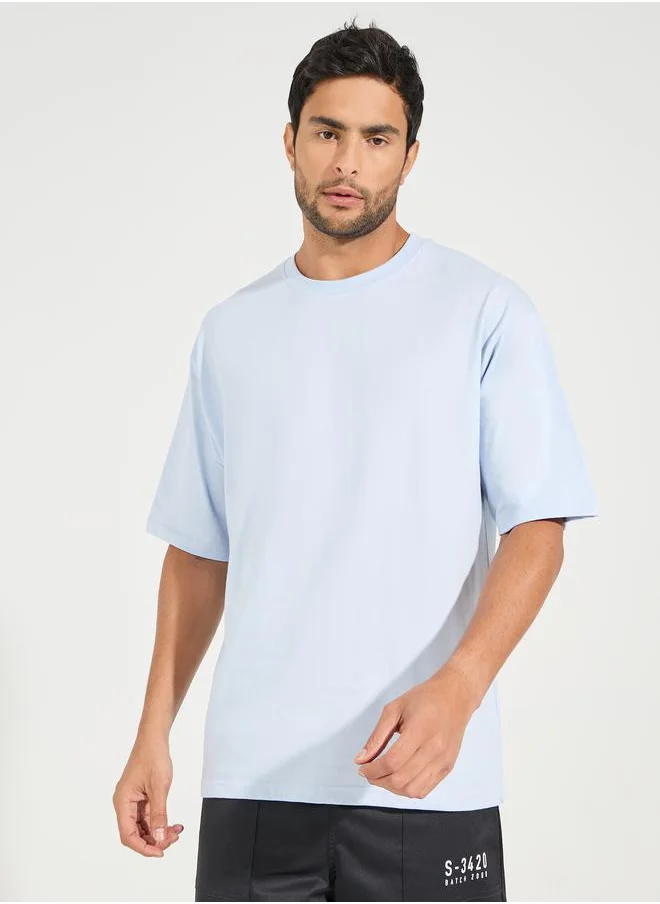 Styli Oversized Back Print Jersey T-Shirt