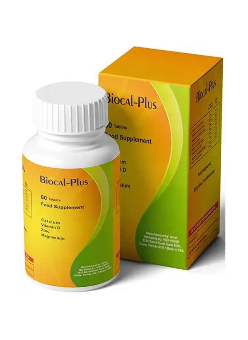 Vita-Vigor BioCal Plus Multimineral & Vitamin D 60 Tablets - pzsku/Z55A2A842AA09E861AF11Z/45/_/1729597996/fba9e4b6-8149-42d9-9359-6e36d974b4ae