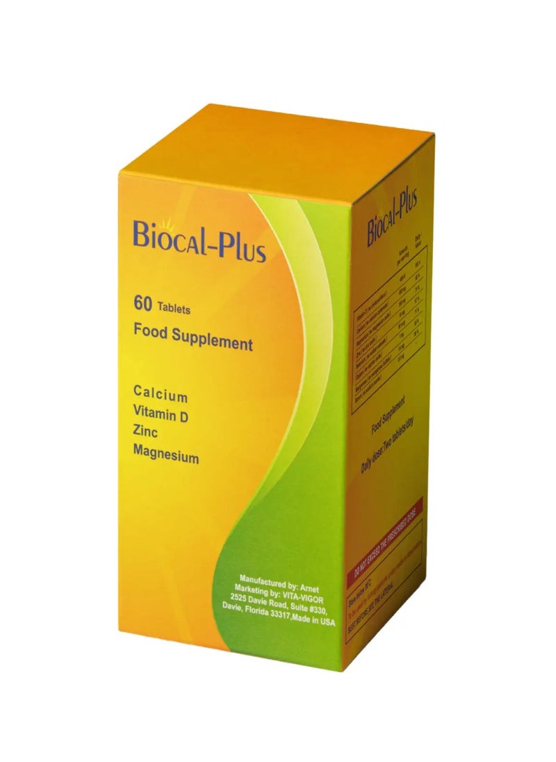 Vita-Vigor BioCal Plus Multimineral & Vitamin D 60 Tablets - pzsku/Z55A2A842AA09E861AF11Z/45/_/1729597998/6cf36451-1da5-49ea-89a2-699e607dc7b9