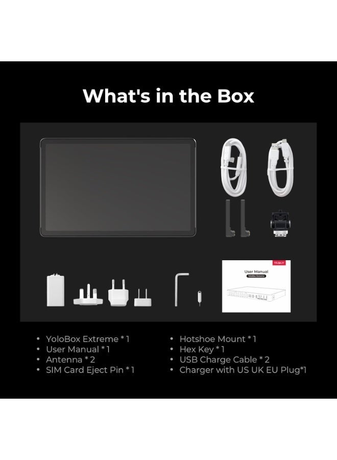 YoloLiv YoloBox Extreme 4K NDI All-in-One Live Streaming Switcher with 8 HDMI Inputs 2 HDMI Outputs ISO Recording for Facebook YouTube RTMP SRT Live Broadcast - Image 3