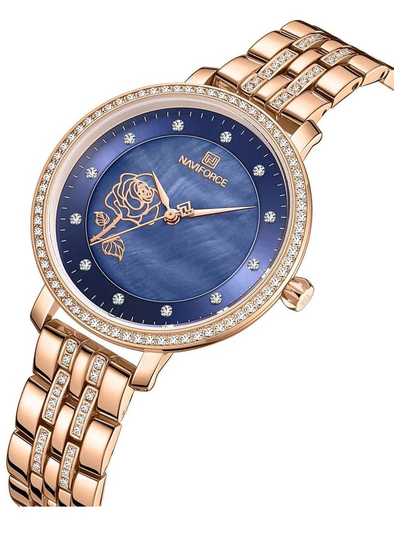NAVIFORCE Naviforce Watch For Women NF5017-RG-BE  - Image 1