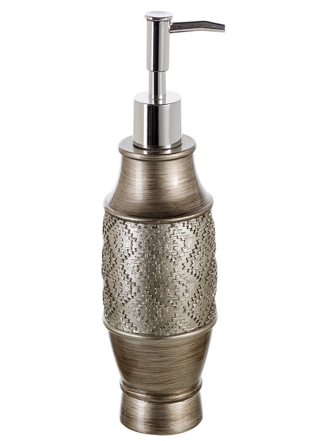 Creative Scents Dublin Silver Bathroom Accessory Set - Brushed Silver Bathroom Sets Accessories - 4 Piece Bathroom Set Includes: Soap Dispenser, Toothbrush Holder, Soap Dish and Tumbler - Image 3