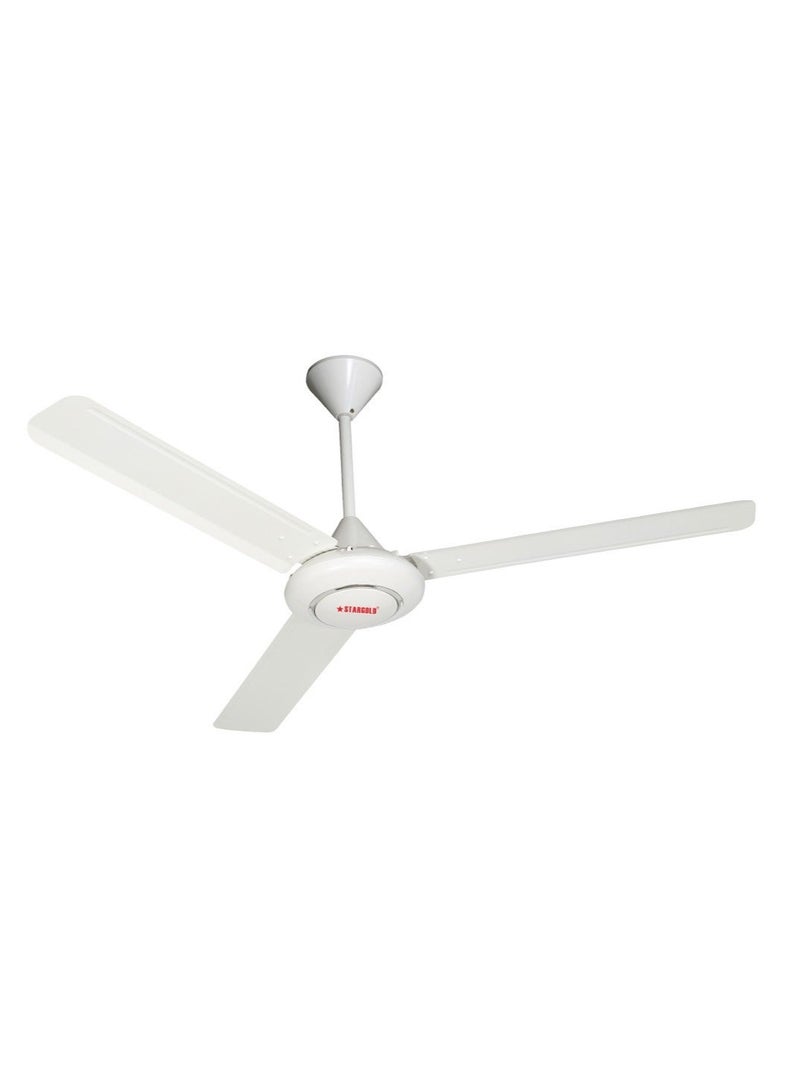 Stargold Electric Ceiling Fan 56 Inch 3 Blade Strong Air Breeze Double Ball Bearing - Image 1