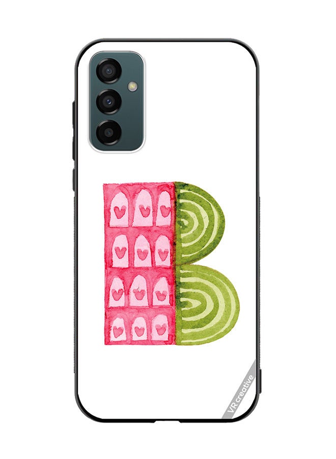 VR CREATIVE Protective Case Cover For Samsung Galaxy M23 Alphabet B Design Multicolour - Image 1