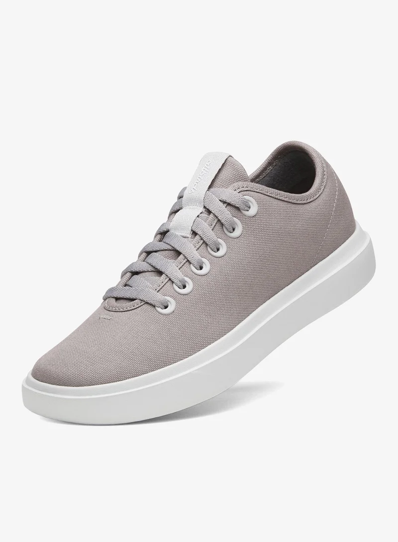 Allbirds Women's Canvas Pipers - Medium Grey (Light Grey Sole)
