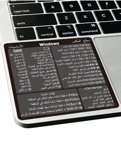 ماركة غير محددة ملصقات اختصارات لنظام Mac OS و نظام Windows بالإضافة الى برامج EXCEL و WORD مضادة للماء و قابلة للإزالة  باللغة العربية  - Image 4
