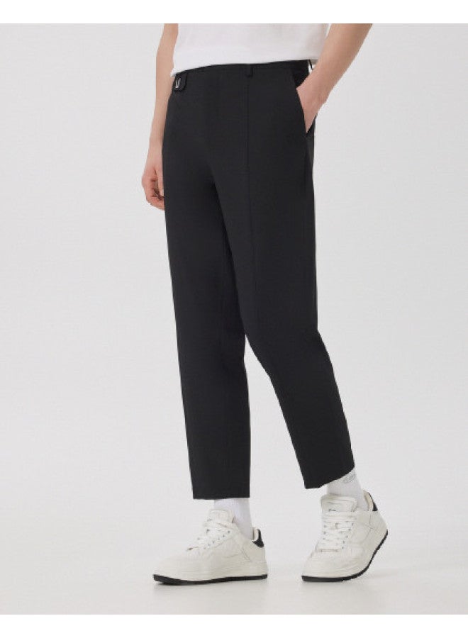 Cabbeen Trendy Topstitching Fashion Casual Pants Summer Comfortable Trousers Casual Simple Versatile Daily Wear - Image 1