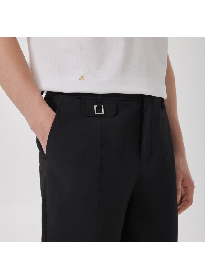 Cabbeen Trendy Topstitching Fashion Casual Pants Summer Comfortable Trousers Casual Simple Versatile Daily Wear - Image 5