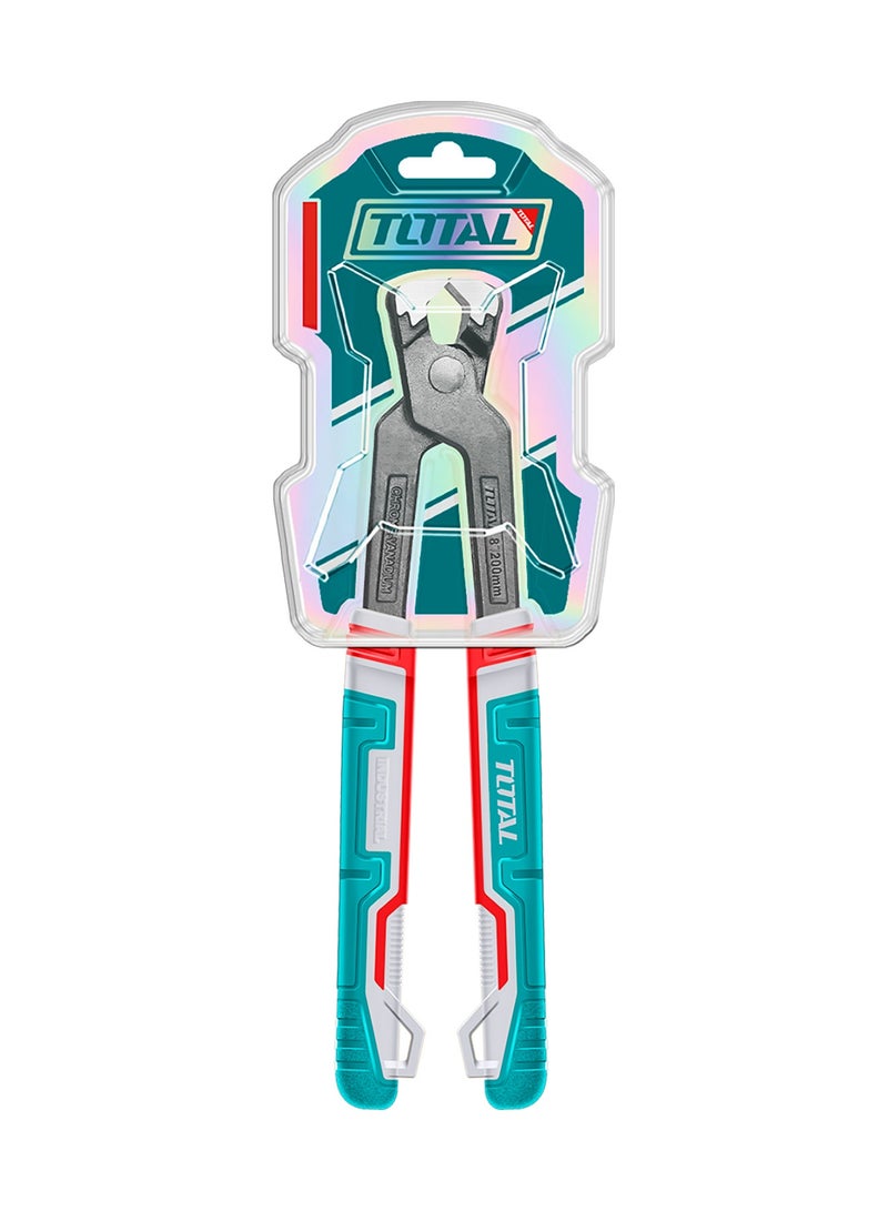 TOTAL Professional Rabbet Pliers, 8-Inch/200mm, Chrome-Vanadium Steel, Black-Oxide Finish, TPR Handle - Image 5