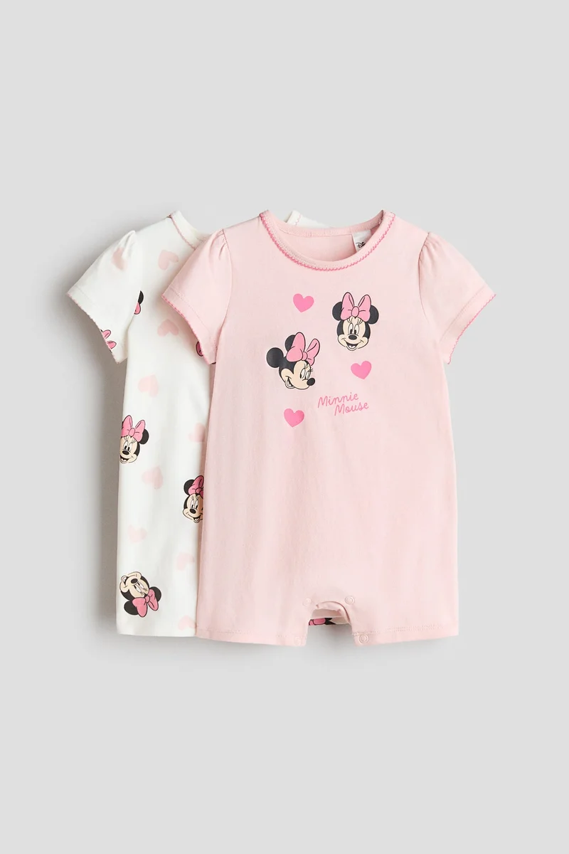 H&M 2-pack printed short pyjamas
