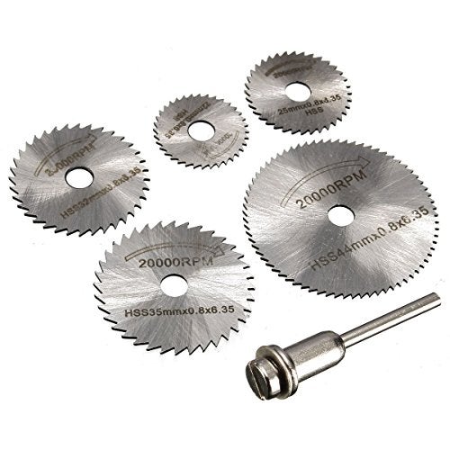 KROST 47362 Hss Circular Saw Blade Set for Metal Rotary Tools, 6 Pieces - Image 1