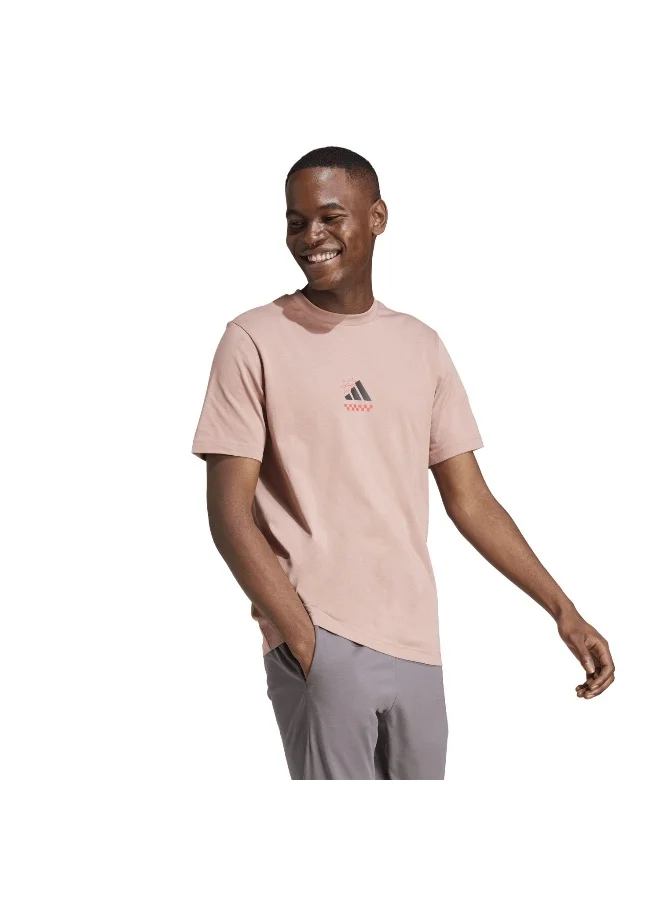 adidas تيشيرت رجالي برسومات أديداس لاونج بيتزا