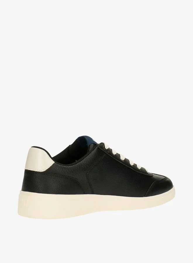 GAP Women's Metallic Sneakers with Lace-Up Closure