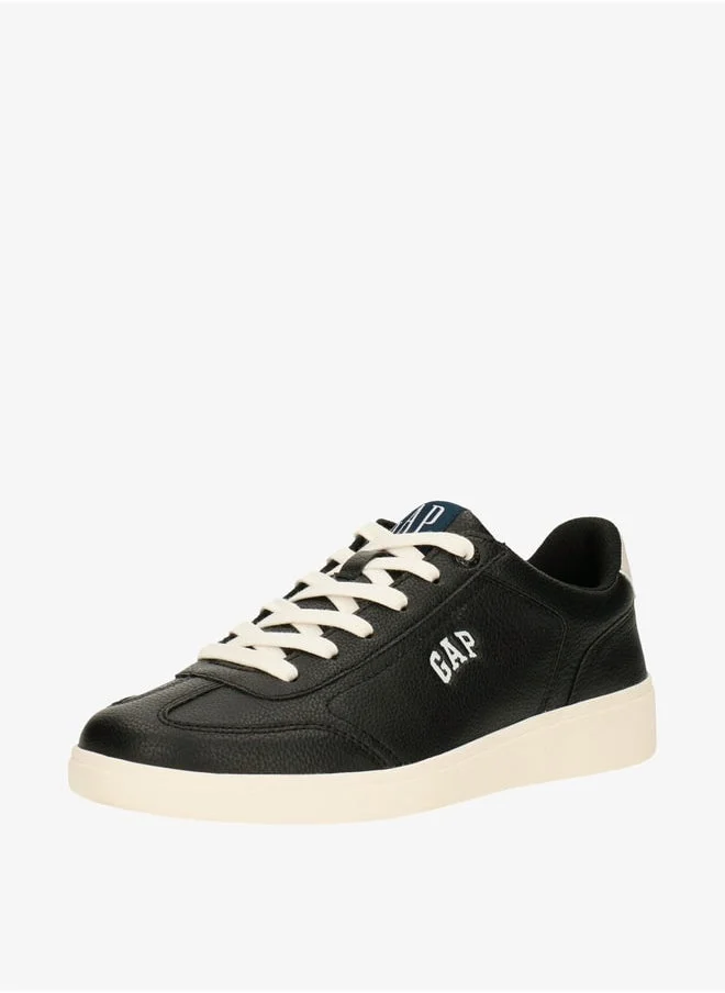 GAP Women's Metallic Sneakers with Lace-Up Closure