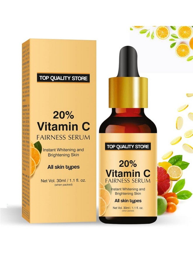 Top Quality Store Vitamin C Serum For Face From Recast, Pigmentation, Fairness-Anti-ageing-Anti-wrinkles-Acne-spots & Age-spots l Serum for Glowing Skin/Anti Dark Circle/Lighten Dark Spots/Repairing Damaged-30 ML - Image 1