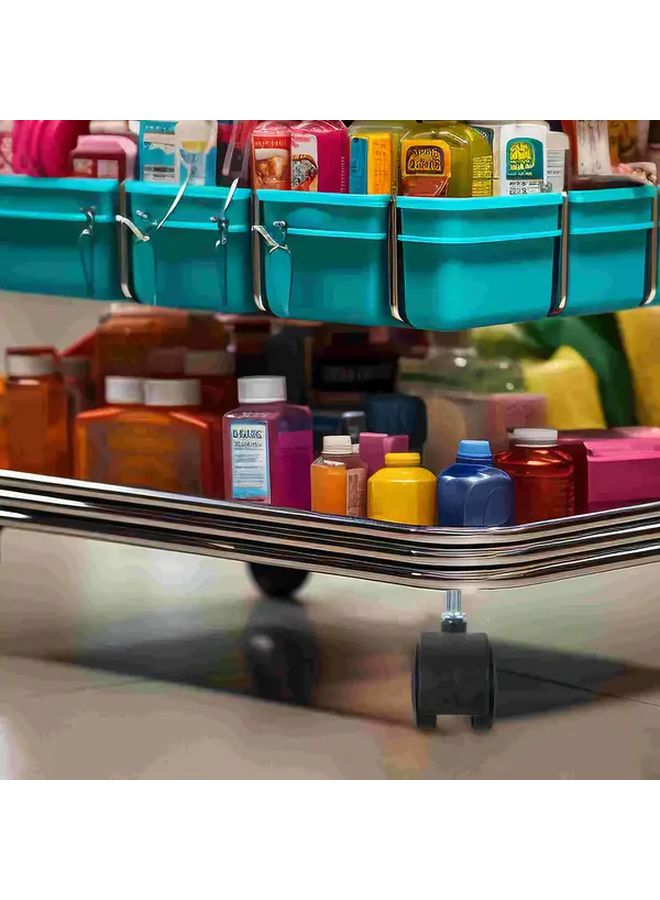 Heavy Duty 4Pcs Black PVC Swivel Casters 40mm Dual Wheel 6mm Threaded Stem - Image 5