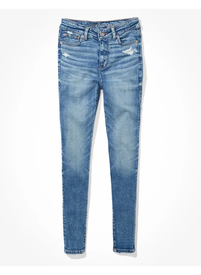 American Eagle Ripped High Waist Jeggings