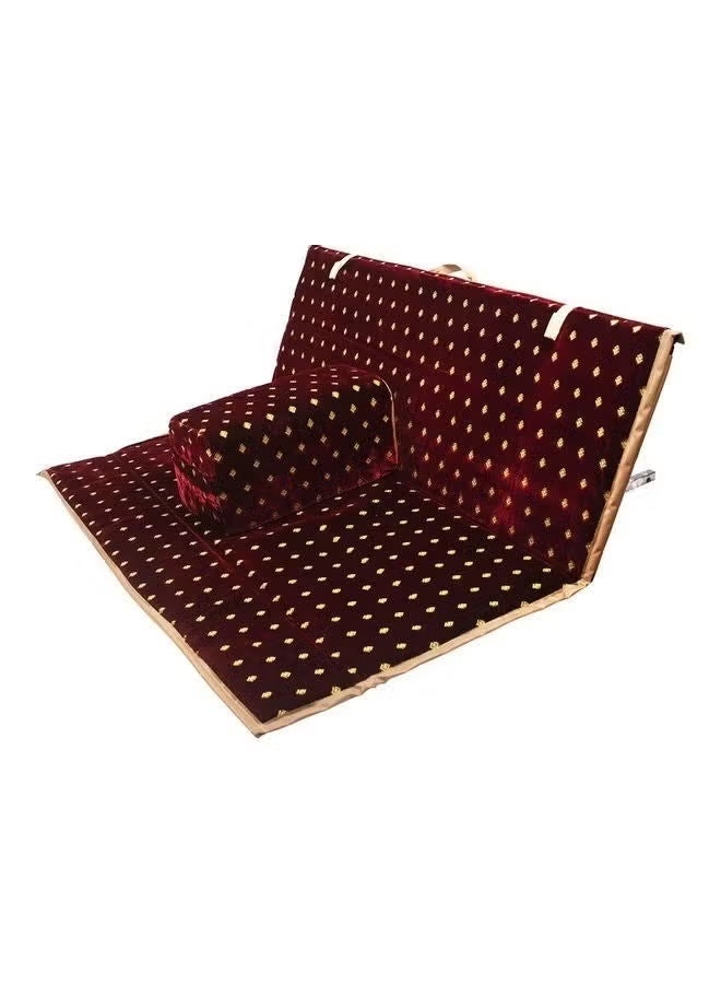 Foldable ground seat for camping and trips, 120X5X45cm - Image 2